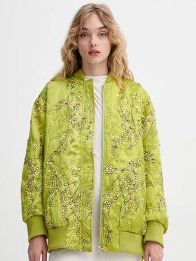 Stine Goya NWOT Electric Green jacket
